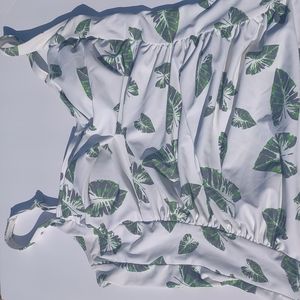 Women's palm print swimsuit size M